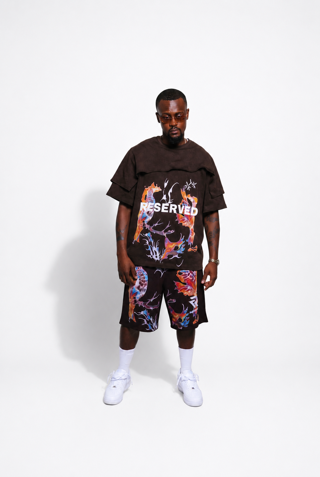 Brown Hyper React Tee