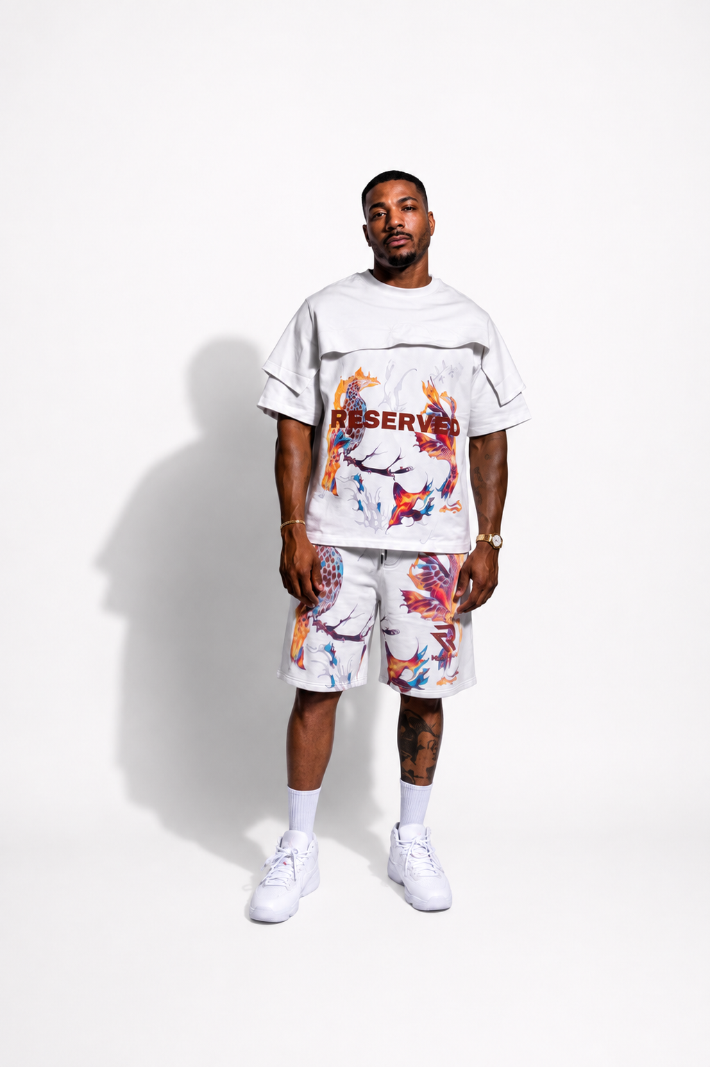 White Hyper React Tee